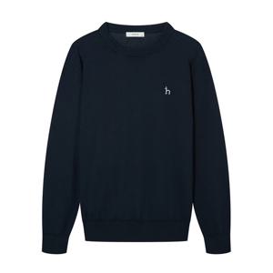 [헤지스]헤지스 네이비 단색 울혼방 니트 WHSW4C302N2