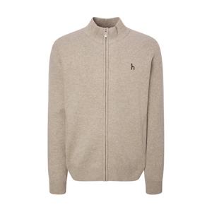 [헤지스]헤지스 베이지 짜임 울혼방 집업니트 WHSW4D321I2