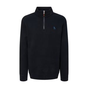 [헤지스]헤지스 네이비 짜임 면 긴팔반집업티셔츠 WHTS4D433N2