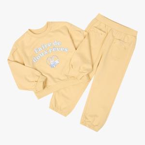 [치크(키즈)]여아 맨투맨 + 바지 상하 세트 CKSM2581G