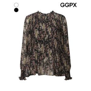 [GGPX]페이즐리 플리츠 블라우스 (GP9SH066F)