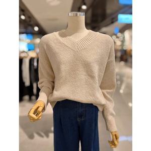 ab.fz 브이넥 간절기 데일리 루즈핏 니트 (ABXZ4HW57K) US