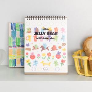 2026 젤리 베어 탁상 달력 일러스트 데스크 책상 캘린더