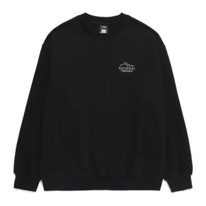 내셔널지오그래픽 N253USW050 컨셉 그래픽 맨투맨 BLACK