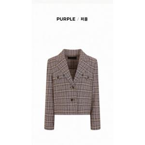 [더아이잗][더아이잗] 린넨 체크 플랩 포켓 재킷 IM4A0JK25A