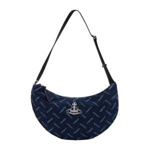 비비안웨스트우드 크레센트 로고 숄더 백 4802000QU W018Z K202