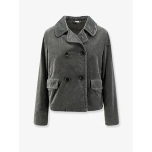 ASPESI 더블브레스트 벨벳 블레이저 W50955V548