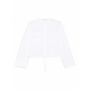 [GIVENCHY] 라프리마 여성 셔츠 위드 드로스트링 BW61ER1634100 화이트 /8
