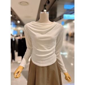 ab.fz 드레이프 셔링 슬림핏 티셔츠 (ABXZ4HK43J) US