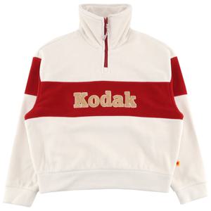 코닥 여성 컬러블럭 마이크로플리스 반집업 맨투맨 K5422EFSR1IVR