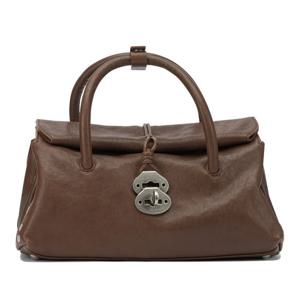 자넬라토 플랩 더블 탑 핸들 토트 백 DOTTA TABACCO S 06875021