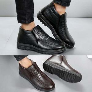 방한부츠 털신발 남성방한화 기모안감 효도화 신사화 남자신발 방한화 방한부츠 털워커 겨울로퍼 신사화 효도화