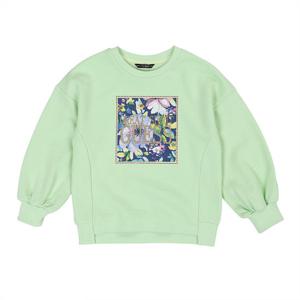 [게스키즈]사각프레임 맨투맨 스웻셔츠(연두) (G11KAT050-T)