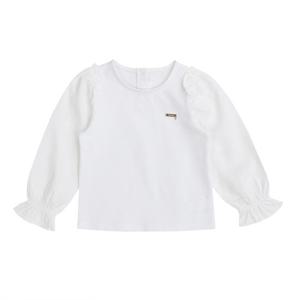 [게스키즈]어깨프릴 티셔츠 (G22KAT010-T)