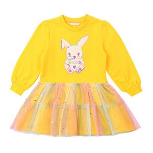 [게스키즈]토들러 옐로우 베어 원피스 (G31DAO040-T)