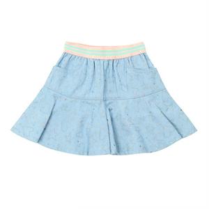 [게스키즈]연청 플레어 4.5부 해지 팬츠 (G35DAP050-T)