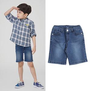 [게스키즈]인디고 4.5부 데님 (G15KBP320-T)