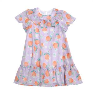 [게스키즈]쉬폰 플루츠 원피스 (G25KAO520-T)