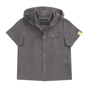 [게스키즈]린넨 후드 셔츠 (G25KBB510-T)