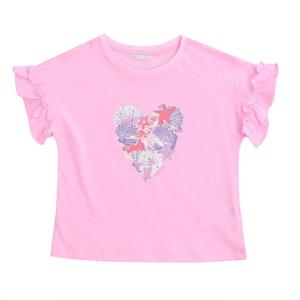 [게스키즈]조개하트 나염 티셔츠 (G25KAT030-T)