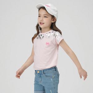 [게스키즈]호일 레터링 티 (G14KAT051-T)