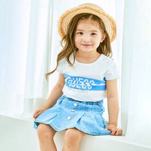 [게스키즈]블링 나염 티셔츠 (G44DAT010-T)