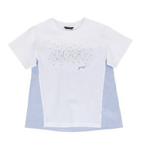 [게스키즈]ST 배색 롱티 (G24KAT050-T)