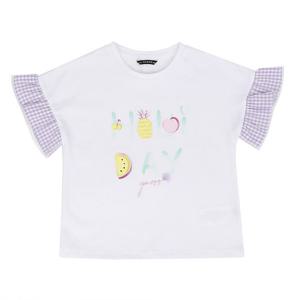 [게스키즈]샤배색 티셔츠 (G24KAT010-T)