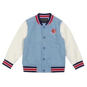 [게스키즈]빈티지 데님 야구점퍼 (G41DBJ020-T)