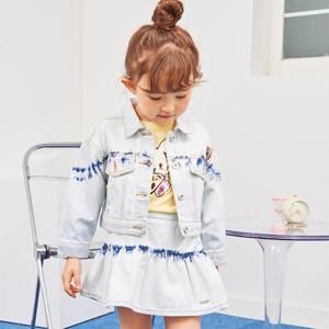 [게스키즈]연청 데님 자켓 (G33DAK011-T)