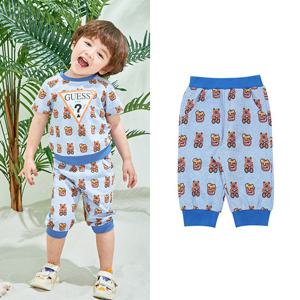 [게스키즈]꿀곰 전판 7부 팬츠 (G43DBP020-T)