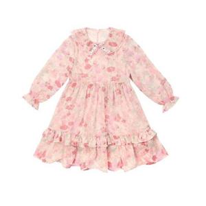 [게스키즈]핑크 쉬폰 원피스 (G31DAO010-T)