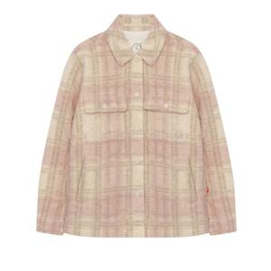 노르디스크 공용 유로 WOOL 체크 패딩 셔츠 B1 OWW25407 P1