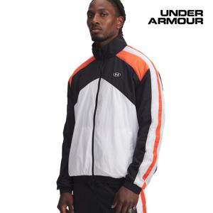[언더아머(백)]남성 UA 아이콘 우븐 트랙 트레이닝 바람막이 방풍자켓 6003978-100
