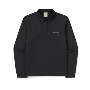 스노우피크 여성 폴로 긴팔 티셔츠 BB S24FWTPS11 BK LE