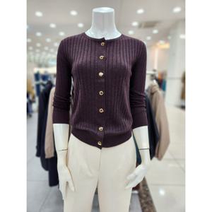 [더아이잗]단추 포인트 골지 가디건 IP9M1CD721340_DJ