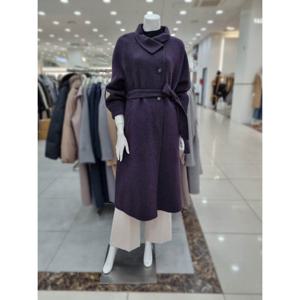 [더아이잗]울 하이넥 핸드메이드 롱 코트 IPCCT128PP_DJ