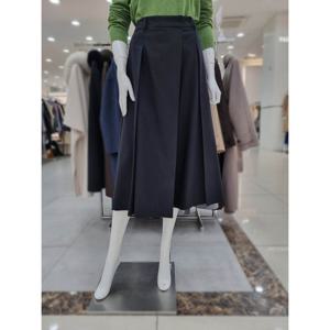 [더아이잗]울 원턱 크롭 퀼로트 팬츠 IPCA0SL421BK_DJ