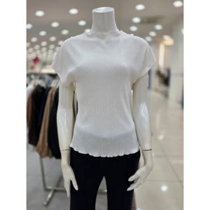 [더아이잗]플리츠 보트넥 티셔츠 IR9M0TS741600