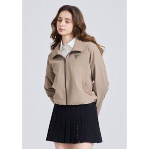 [챌린저]여성 소프트터치 오버핏 2레이어 방풍 후드 자켓 베이지