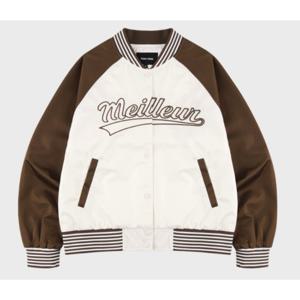 [클라이드앤]여성 레터링 스타디움 점퍼 FNCJP813F_DG