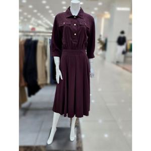 [더아이잗]허리 밴딩 롱 셔츠 원피스 IR8M0OP721850