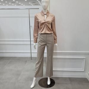 [미니멈]꼬임디테일 카라 블라우스 (MXDAWB9250 GD)_IC