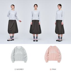 [인터크루]여성)레이스라인장식맨투맨 ITZ3TM53A