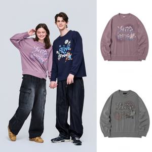 [인터크루]여성) 케릭터 믹스 피그먼트 맨투맨 ITZ3TM52A