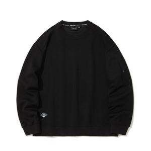 [인터크루]남성)포켓장식맨투맨 ITZ3TM04ABK