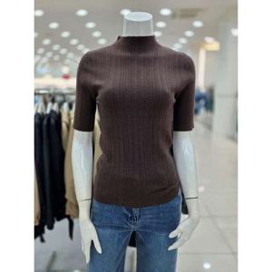 [더아이잗]머골지 하프 슬리브 니트 IR9M1PO821BR10