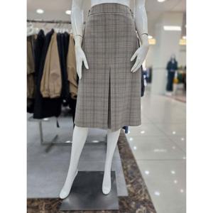 [더아이잗]체크 센터 플리츠 스커트 IR9A0SK041BE50