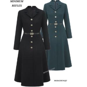 [미니멈]MD 트위드버튼 포인트 카라 플레어 원피스 MD MZDGWO994