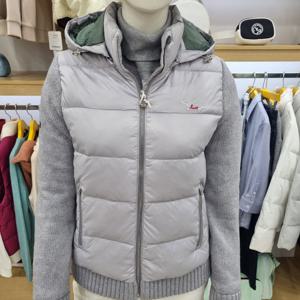 [루이까스텔]여성 기본핏 덕다운점퍼 7LEJP001C